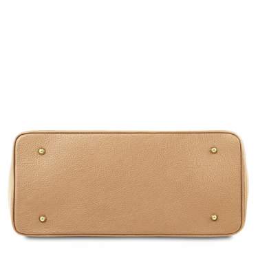 イタリア製レザーのハンド バッグTL BAG（Tuscany Leather）シャンパーニュ